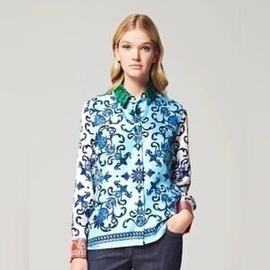 Escada Capsule Heritage Collection Nesis Silk Blouse